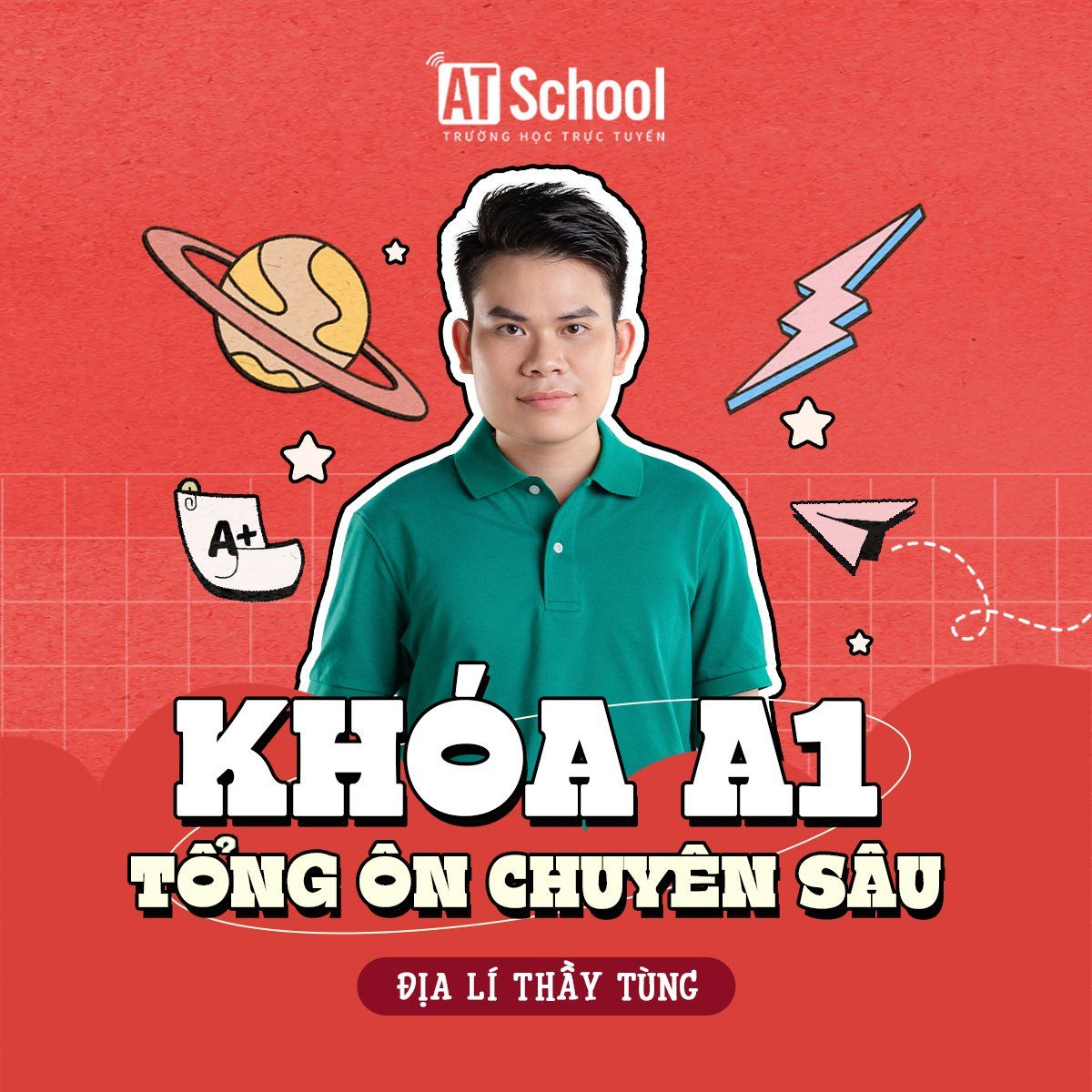 Khóa A1 Tổng ôn chuyên sâu môn Địa Lý thầy Đàm Thanh Tùng ôn thi THPTQG (Chương trình mới)